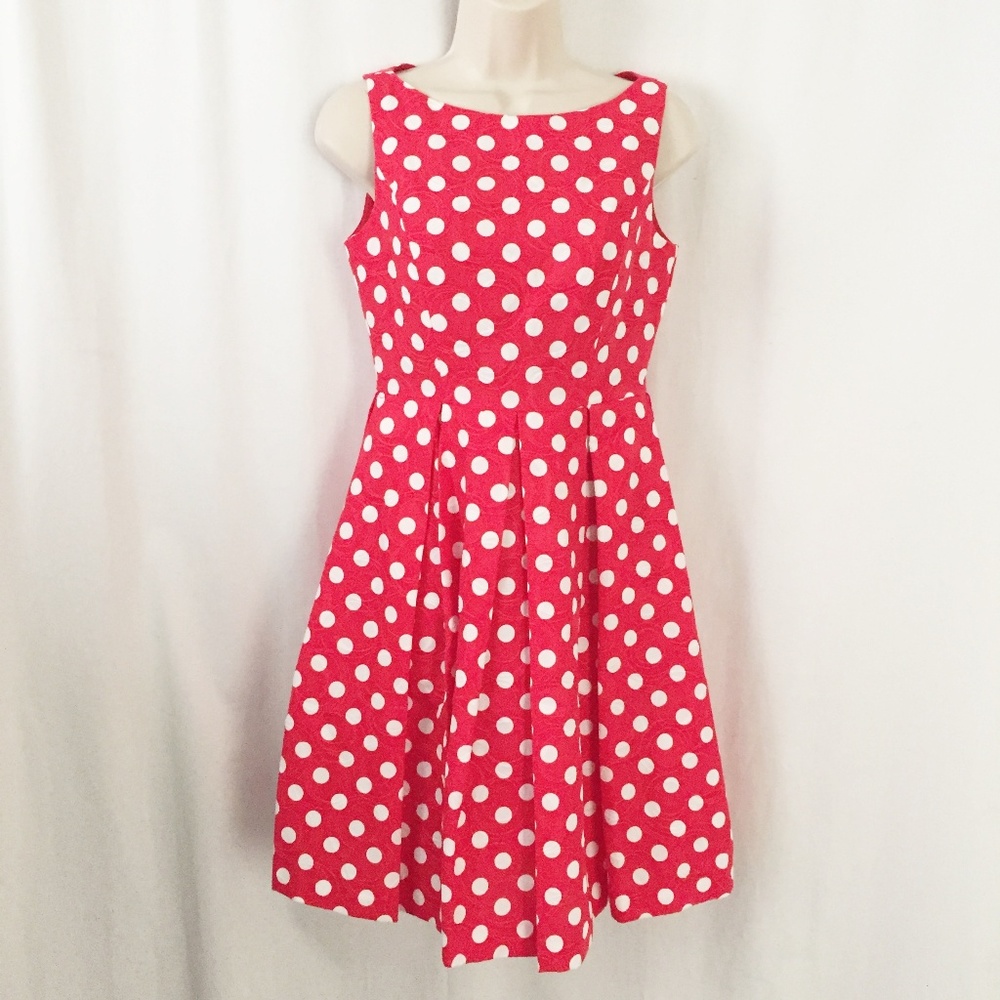 Kelly & Diane Red Polka Dot Dress